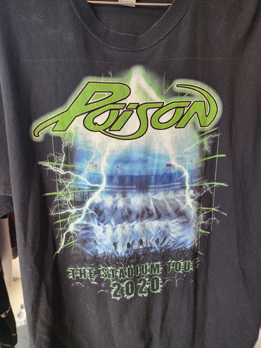 Poison The Stadium Tour 2020 Short Sleeve Tee - Black/Green